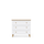 Wooden chest of drawers 3S 105 Scandi white / natural oak