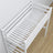 Loft bed N01 white – close-up of the ladder, solid pine wood