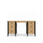 Oak desk 6S Scandi oak natural / black