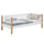 Wooden sofa bed N03 white / oak