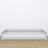 Wooden low bed N01 grey