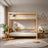 Eiken stapelbed N03 natureel eiken