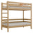 Eiken stapelbed N03 natureel eiken