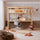 Eiken hoogslaper met bureau N01 natureel eiken