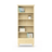 Houten boekenkast 1S 80 Scandi kleurloze den