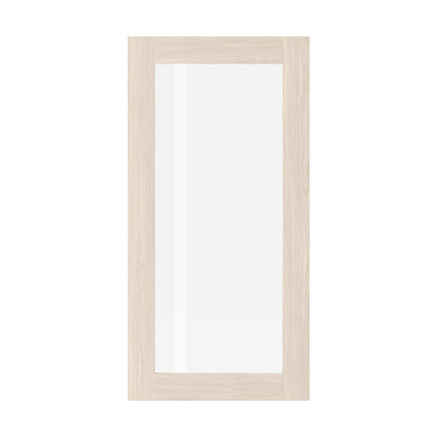 Oak front with glass
