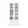 Houten vitrinekast 1S 90 Scandi wit